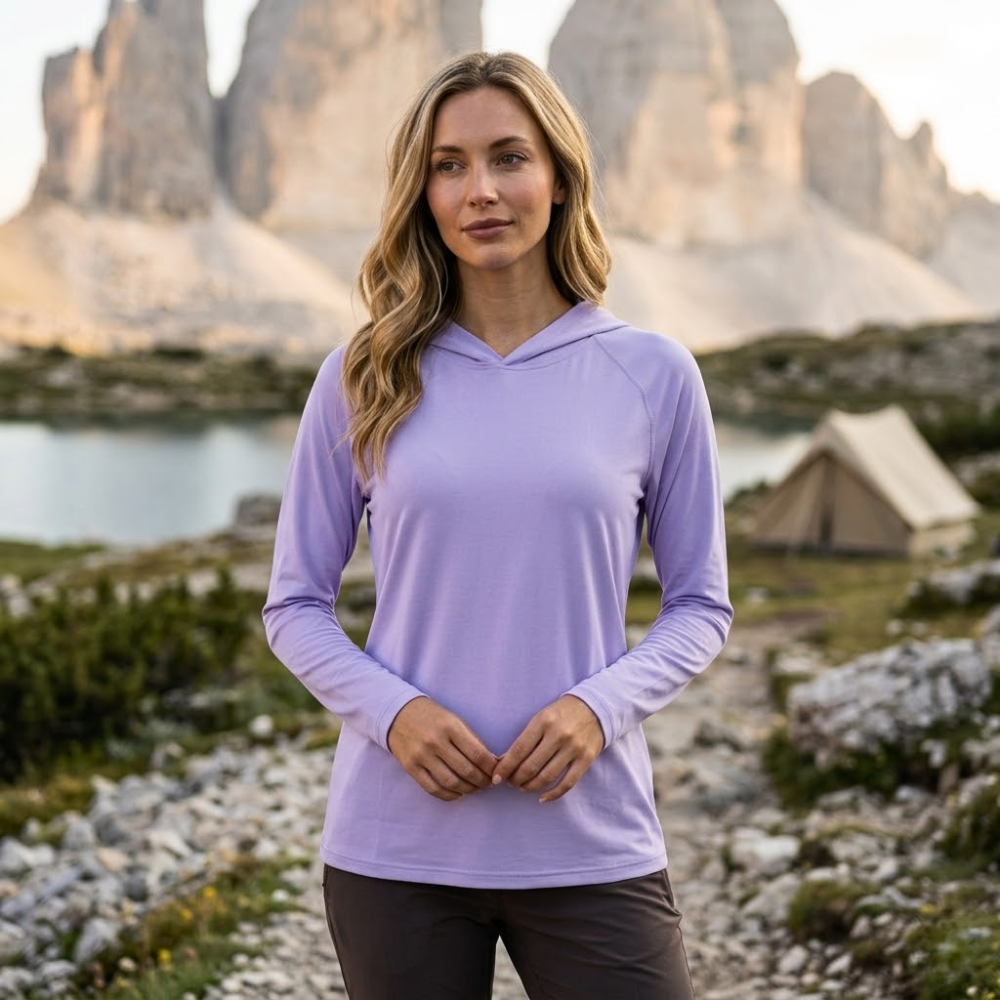 Women’s Breathable UV Protection Hoodie with UPF 50+