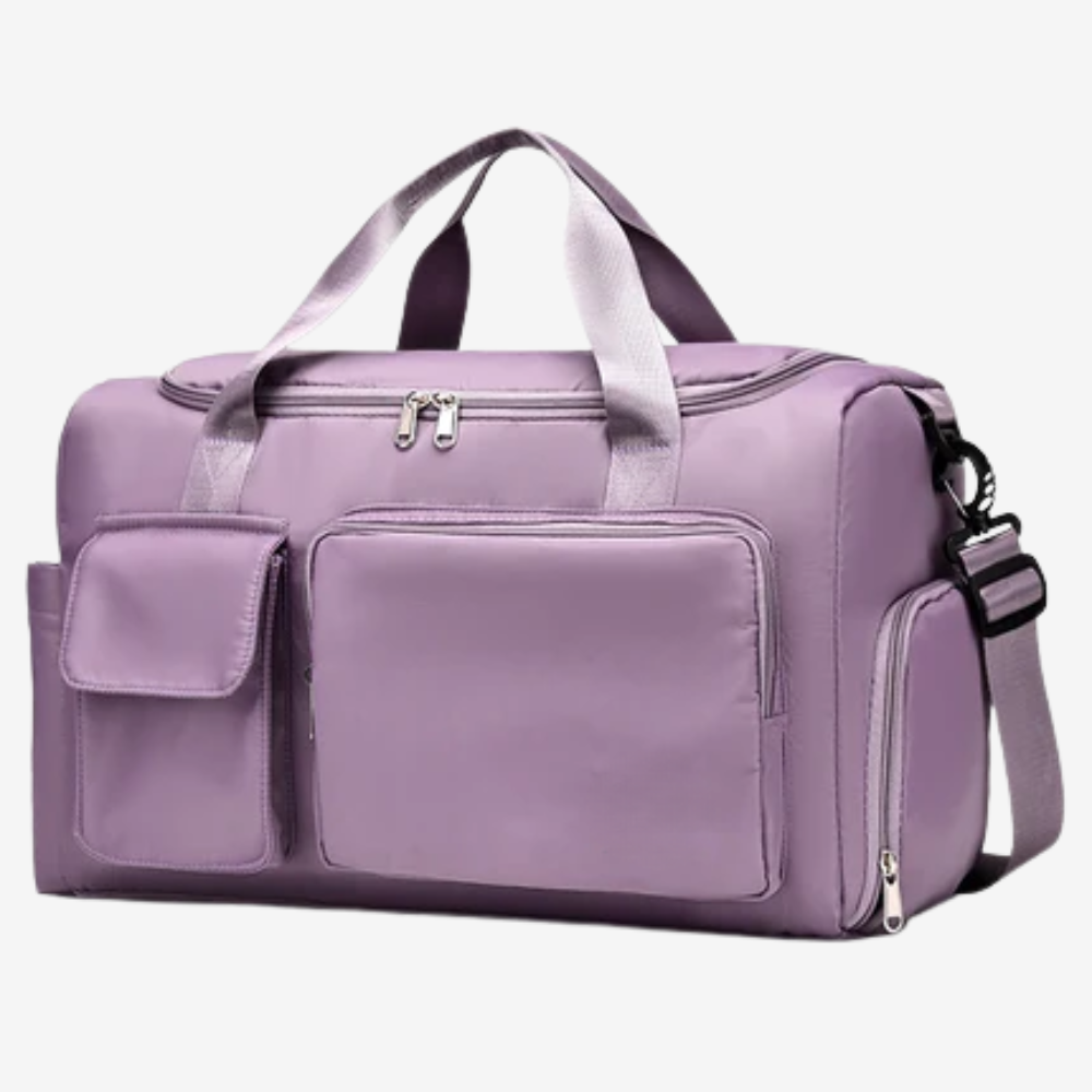 Large Travel Duffel Bag with Separate Shoe Compartment