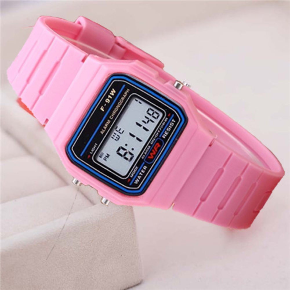 Digital Sports Watch with LED Display & Alarm Function
