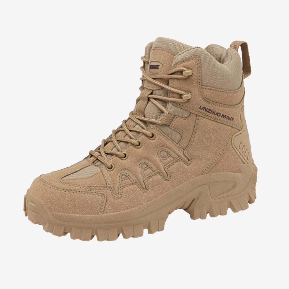 Waterproof Lightweight Hiking Boots with Lace-Up Zip Fastening