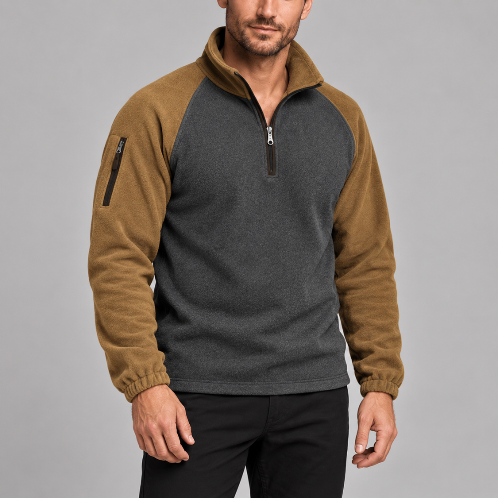 Lightweight Fleece Pullover for Outdoor Use