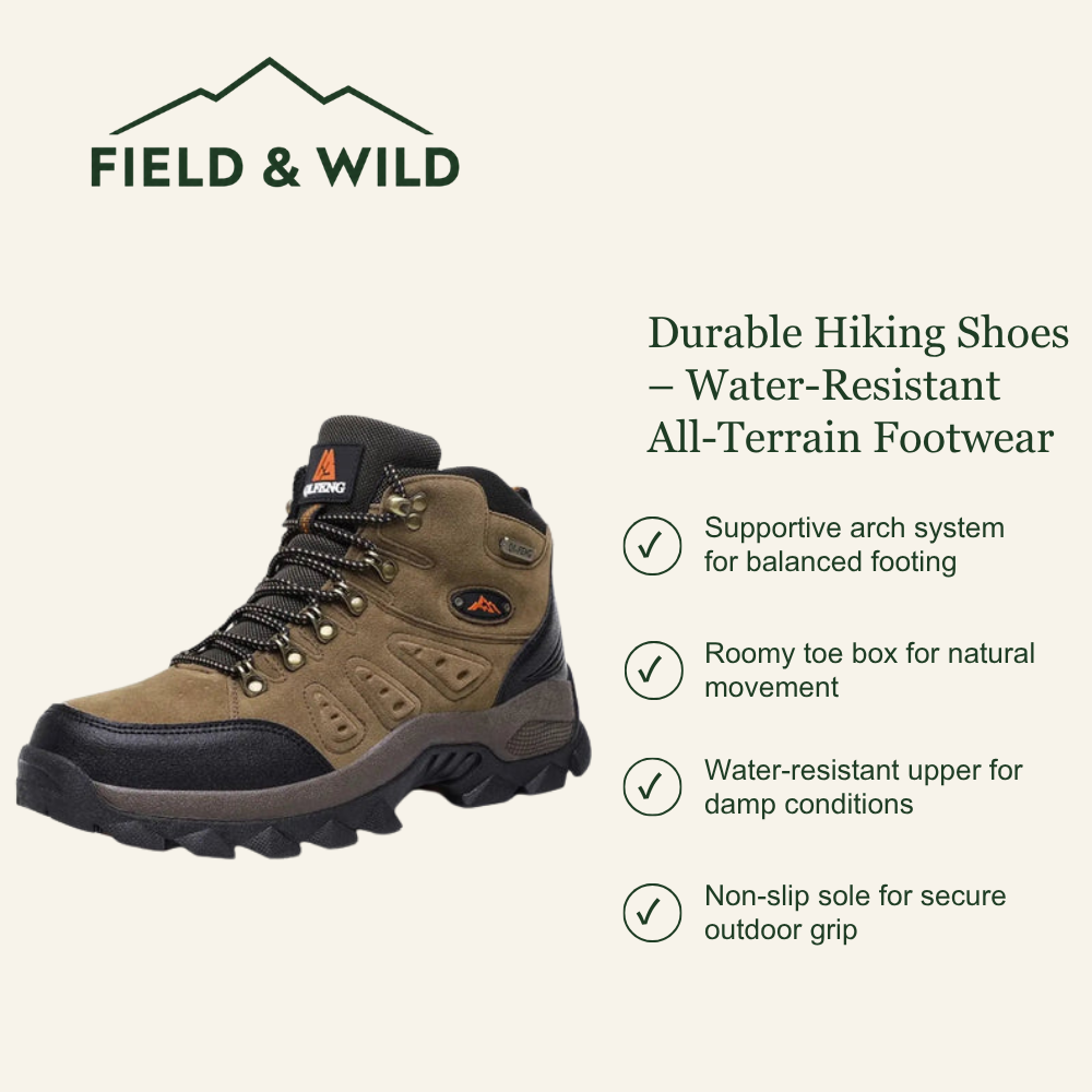 Durable Hiking Shoes – Water-Resistant All-Terrain Footwear