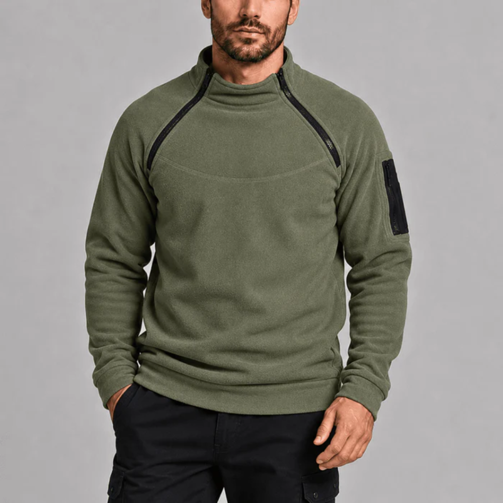 Warm Fleece Pullover with Breathable Lightweight Comfort