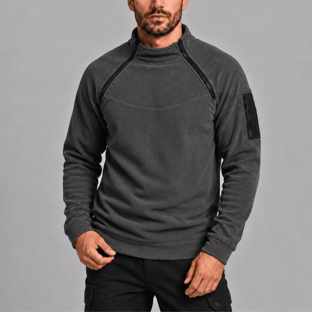 Warm Fleece Pullover with Breathable Lightweight Comfort