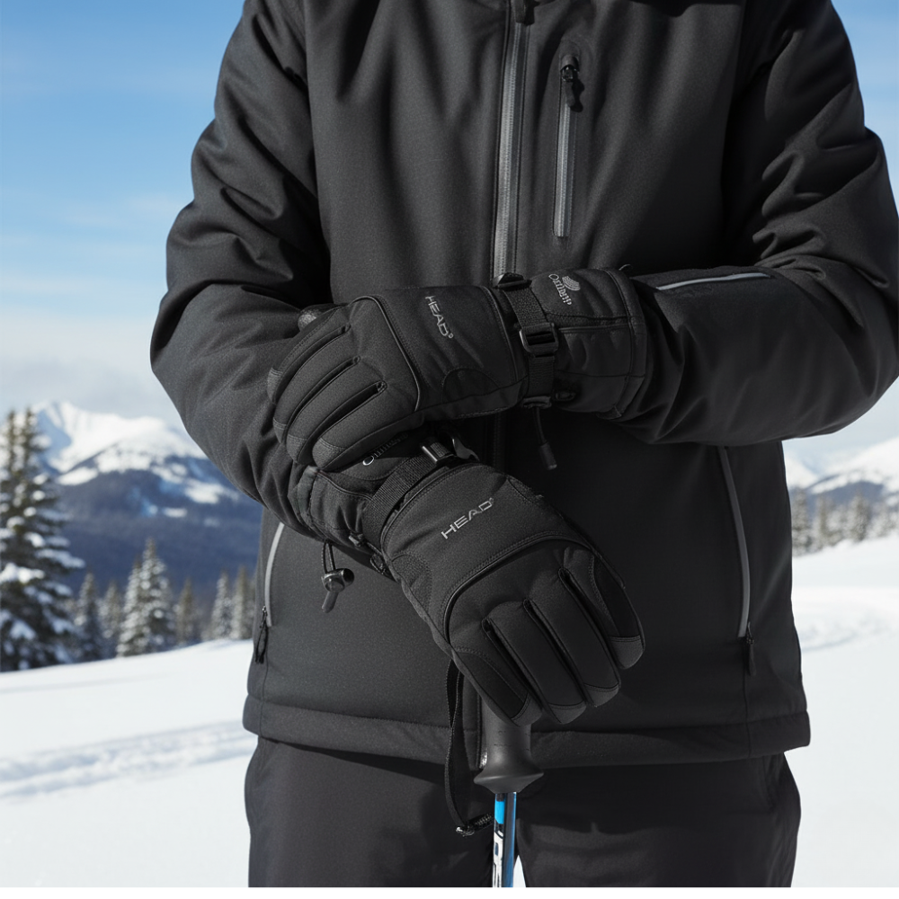 Thermal Waterproof Winter Gloves with Adjustable Grip