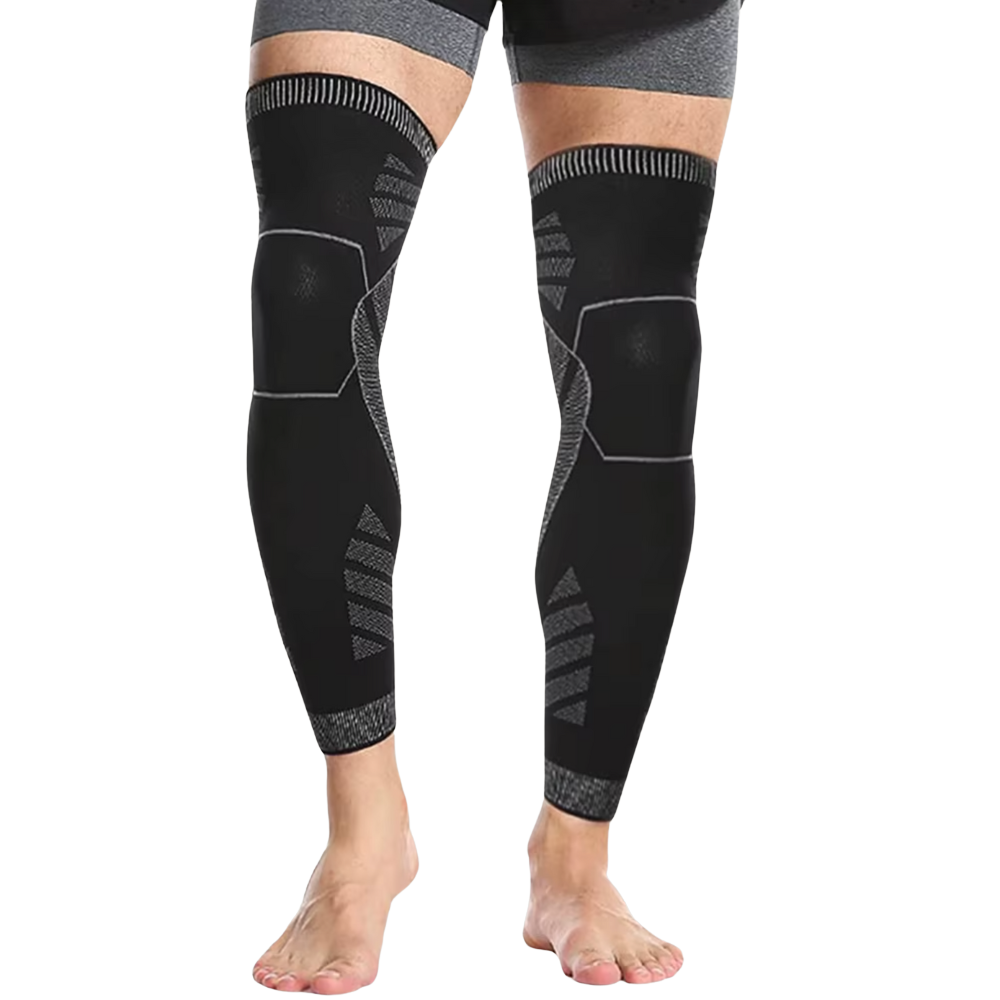 Full-Length Compression Knee Sleeves for Outdoor Activity