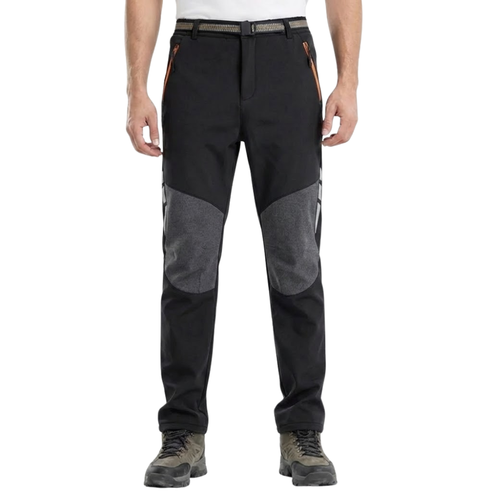 Men’s Waterproof Insulated Hiking Trousers with Fleece Lining