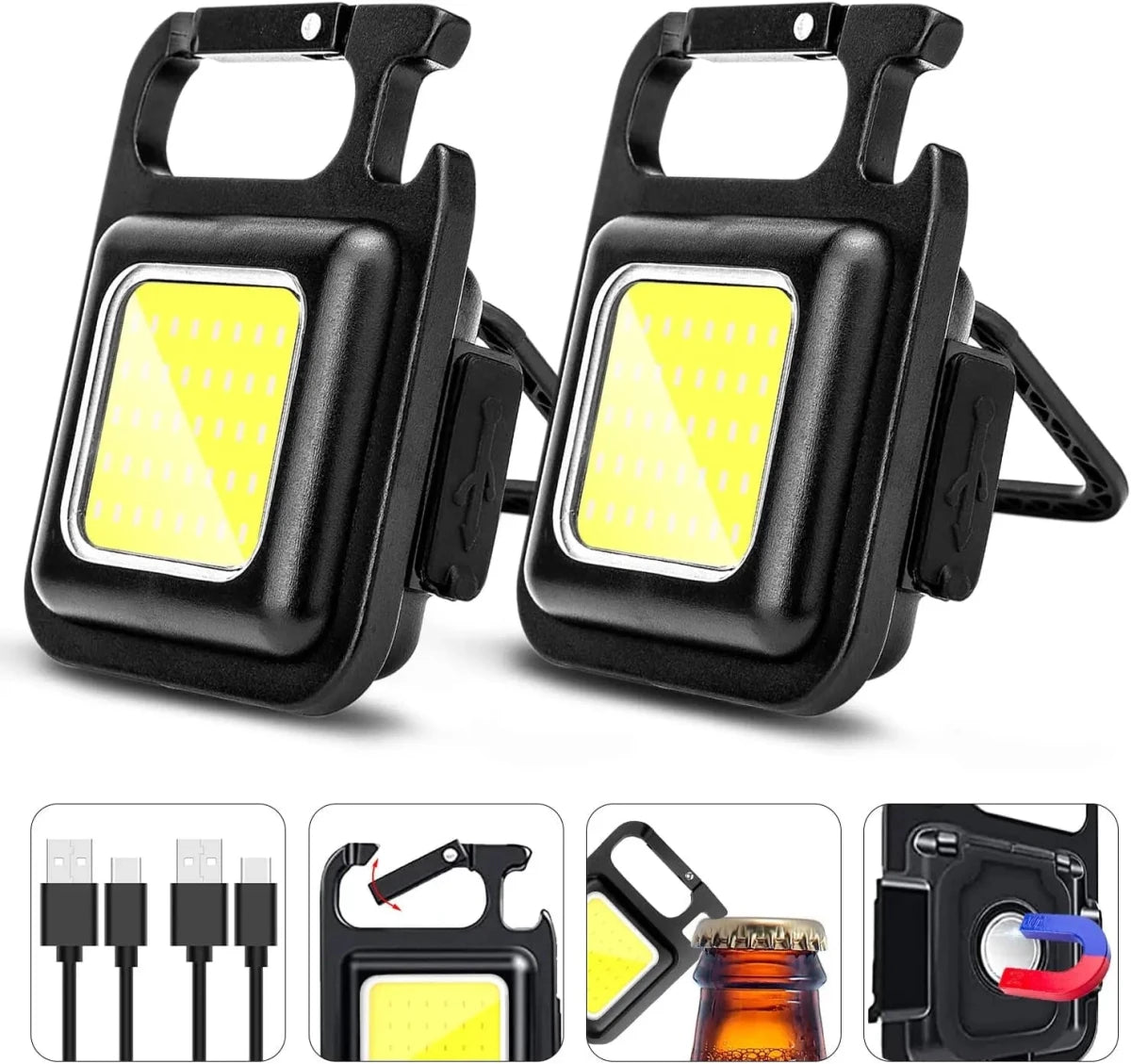 Work Light USB-Rechargeable Compact Waterproof | Active Peaks-Field & Wild