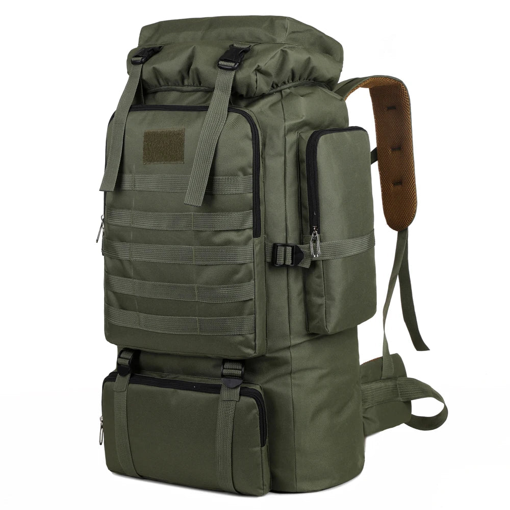 Hiking Backpack Durable Canvas Rucksack | Active Peaks-Field & Wild