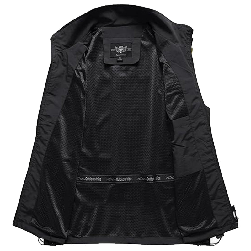 Lightweight Breathable Hiking Vest with Multi-Pocket Design-Field & Wild