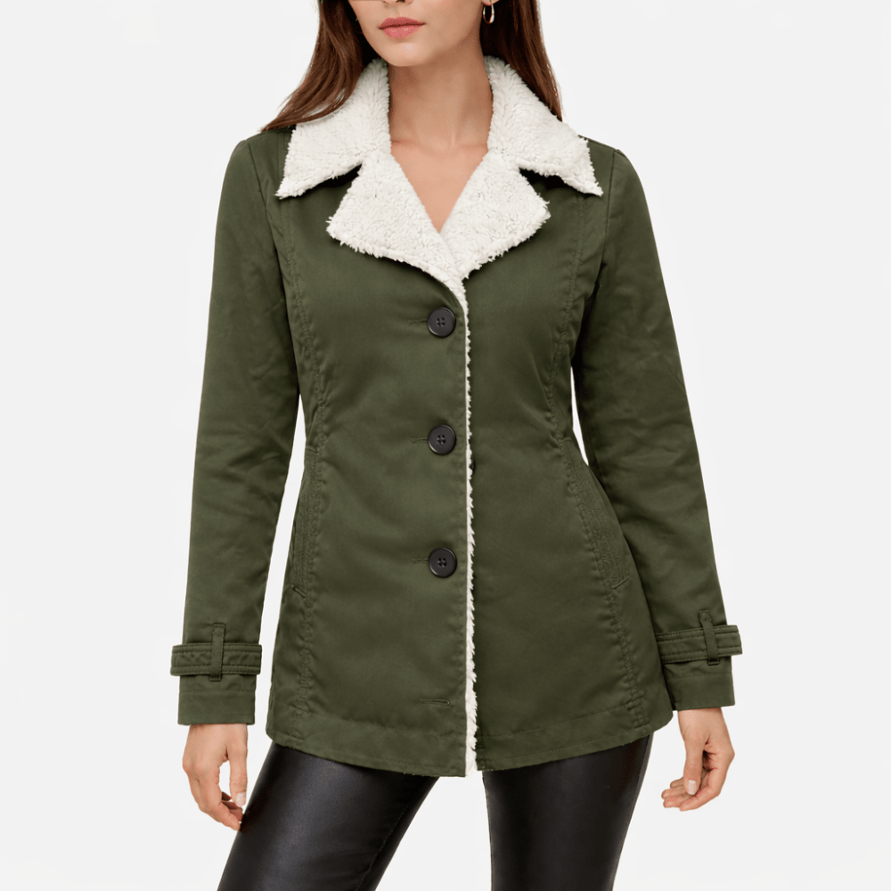 Shearling-Lined Insulated Parka Coat for Winter Outdoor Wear-Field & Wild