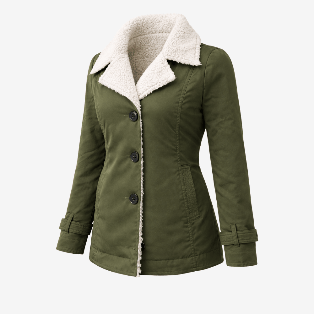 Shearling-Lined Insulated Parka Coat for Winter Outdoor Wear-Field & Wild