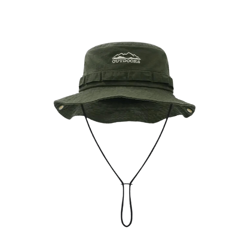 Breathable Cotton Hiking Hat with Adjustable Wide Brim - Field & Wild-Field & Wild