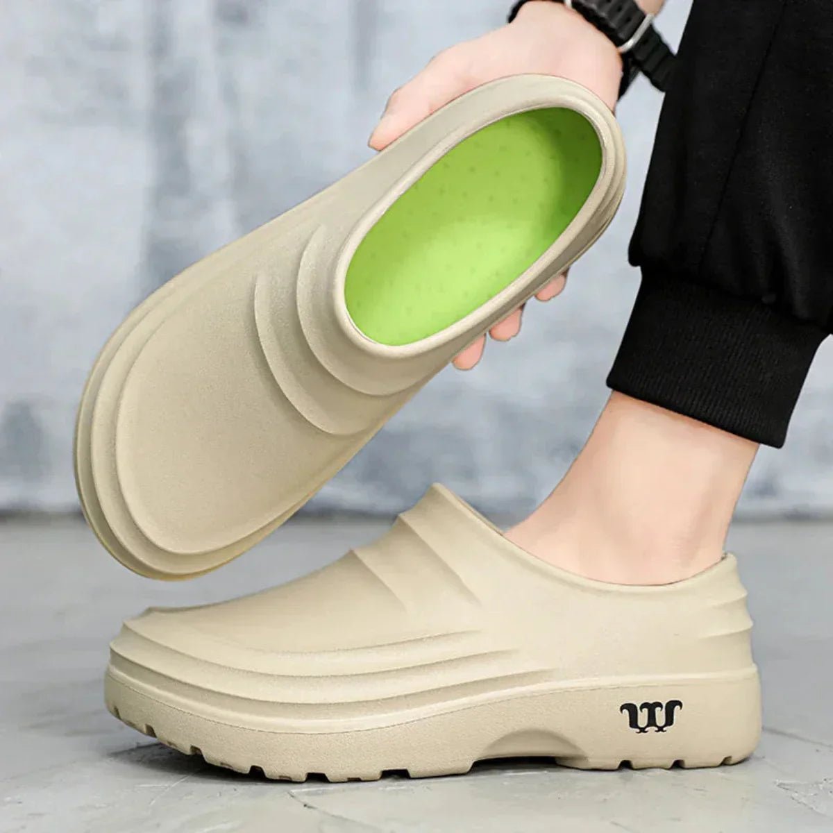 Water-Resistant Slip-On Clogs with Cushioned Sole-Field & Wild