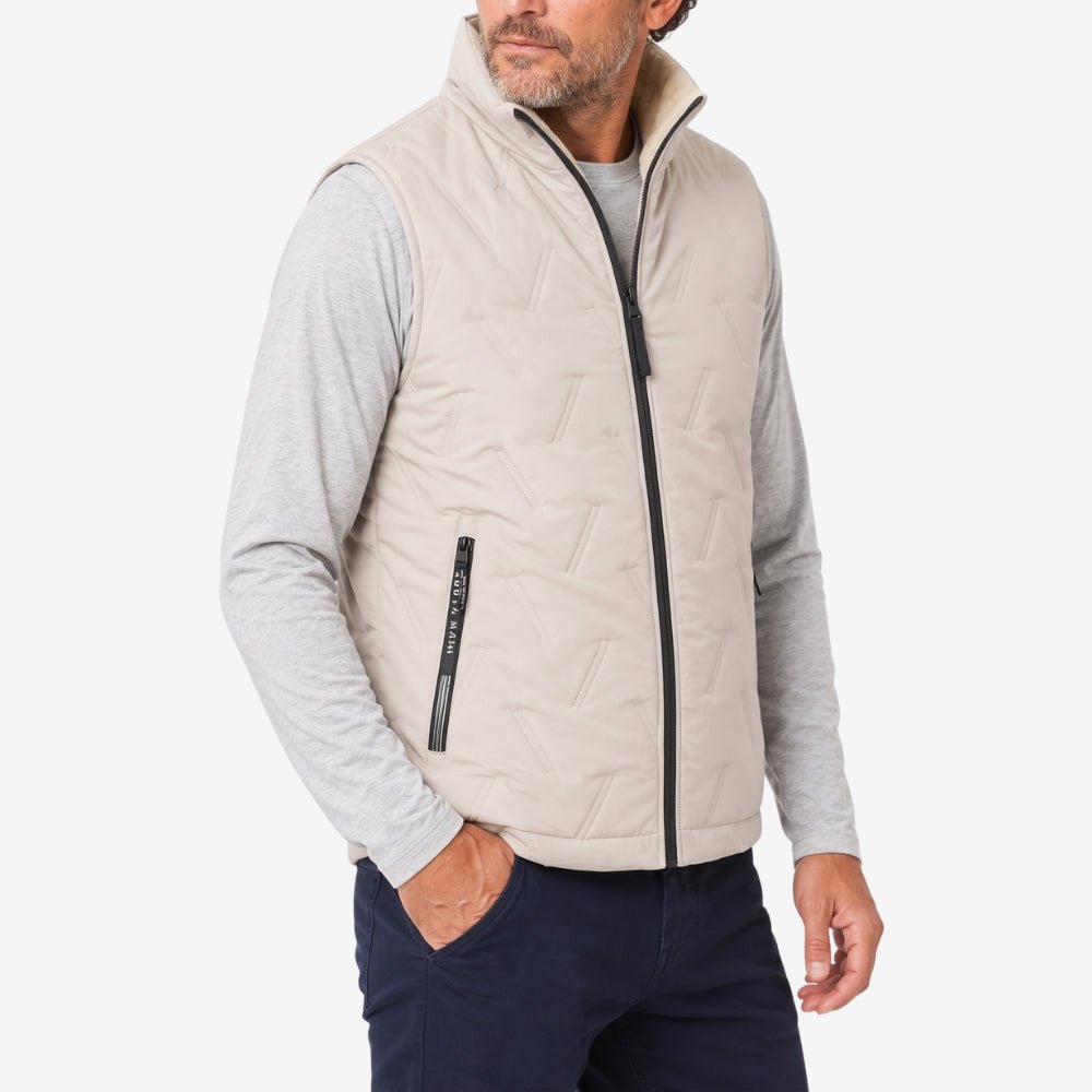 Men’s Lightweight Insulated Zip Gilet for Outdoor Layering-Field & Wild