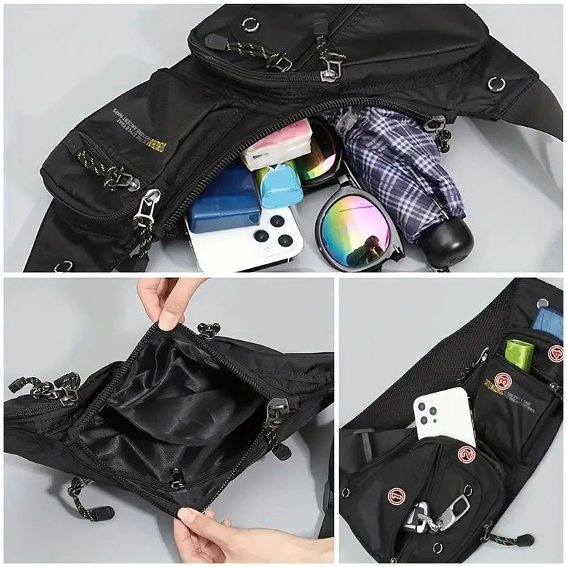 Weather-Resistant Crossbody Bag with Secure Storage Compartments-Field & Wild
