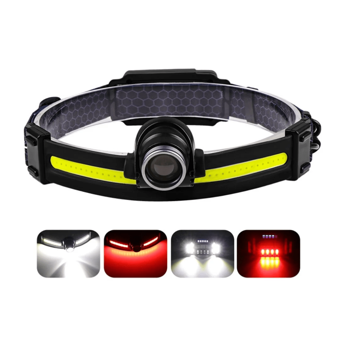 Rechargeable Waterproof LED Head Torch | Active Peaks-Field & Wild