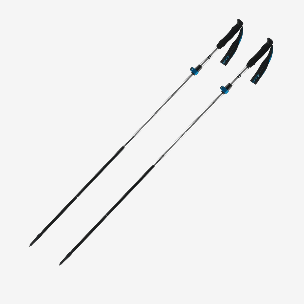 Adjustable Folding Trekking Poles with Lightweight Aluminium Design-Field & Wild