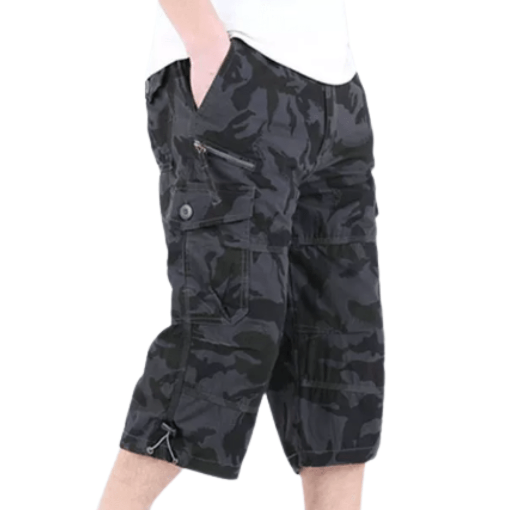Lightweight Cargo Shorts with Loose Fit & Utility Pockets-Field & Wild