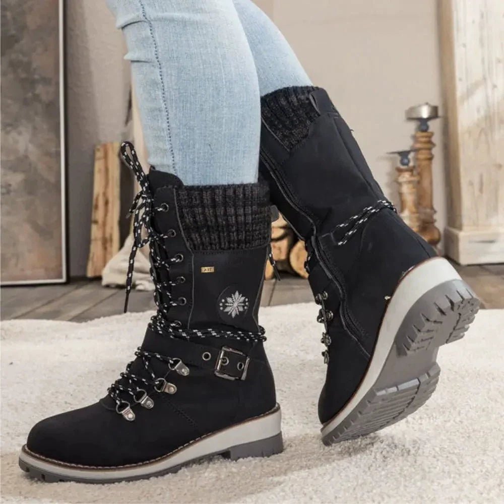 Women’s Insulated Winter Boots with Water-Resistant Grip Sole-Field & Wild