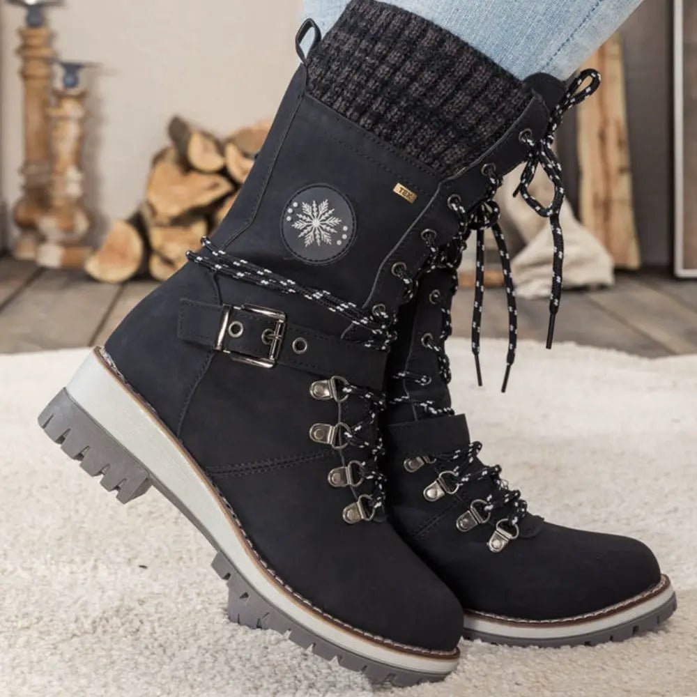 Women’s Insulated Winter Boots with Water-Resistant Grip Sole-Field & Wild