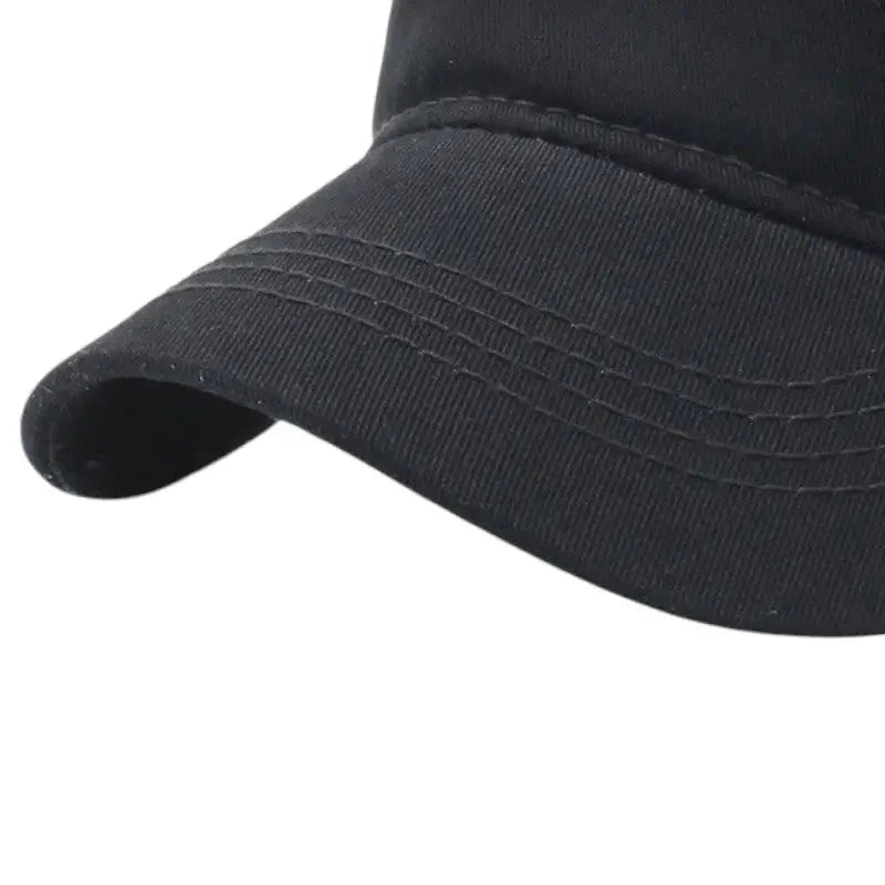 Adjustable Cotton Hiking Cap with Curved Sun Peak-Field & Wild