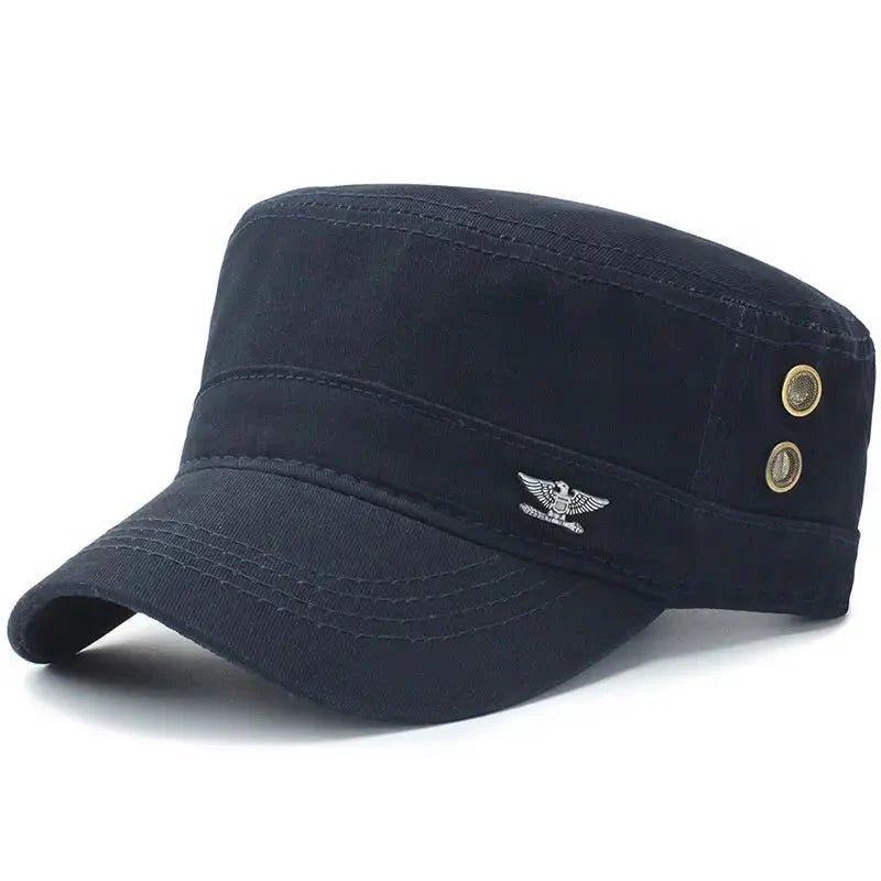 Adjustable Cotton Hiking Cap with Curved Sun Peak-Field & Wild