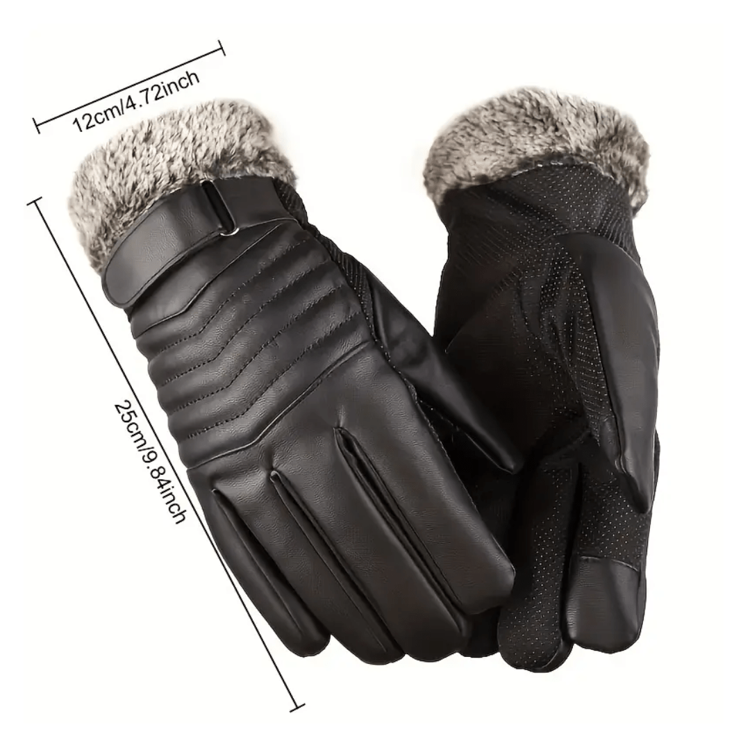 Men’s Fleece Touchscreen Gloves with Wind-Resistant Grip-Field & Wild