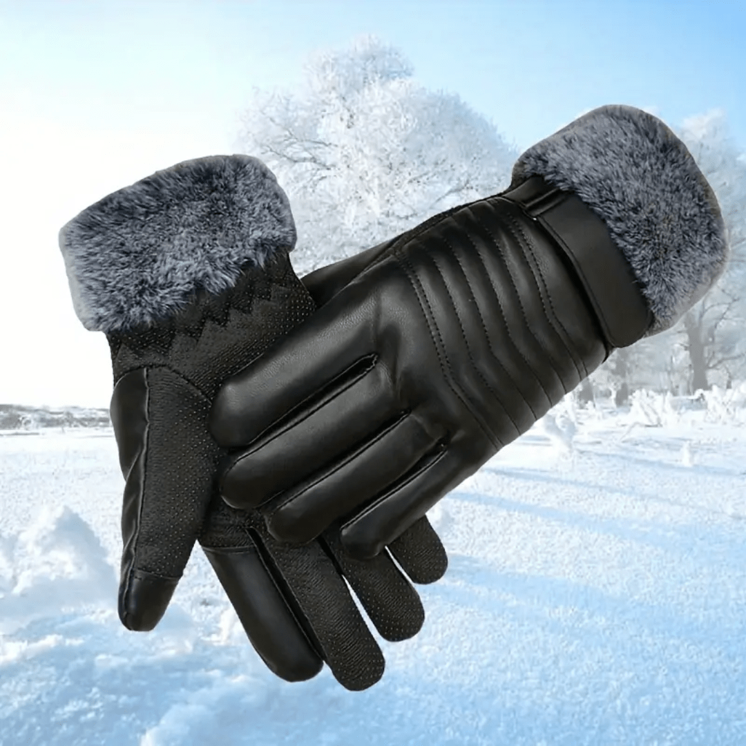 Men’s Fleece Touchscreen Gloves with Wind-Resistant Grip-Field & Wild