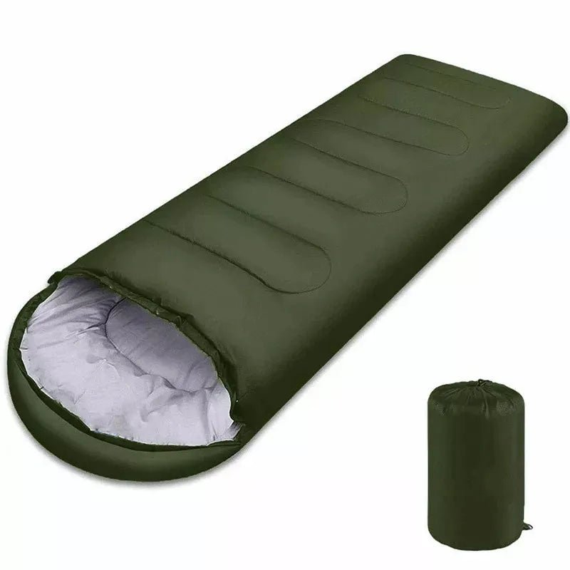 Lightweight 4-Season Sleeping Bag – Warm Cotton Mummy Style-Field & Wild