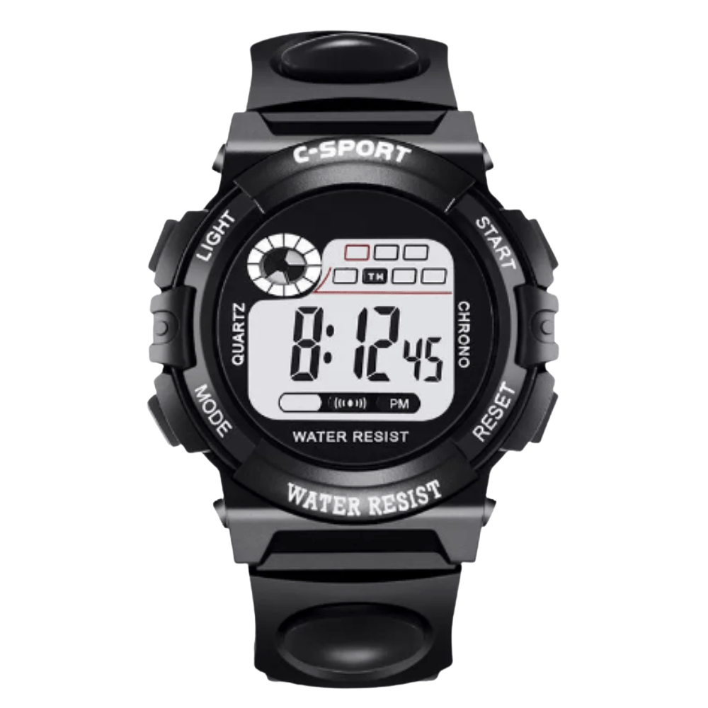 Children’s Lightweight Digital Outdoor Watch with Splash-Resistant Case-Field & Wild
