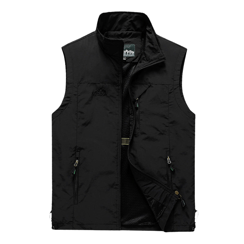 Lightweight Breathable Hiking Vest with Multi-Pocket Design-Field & Wild