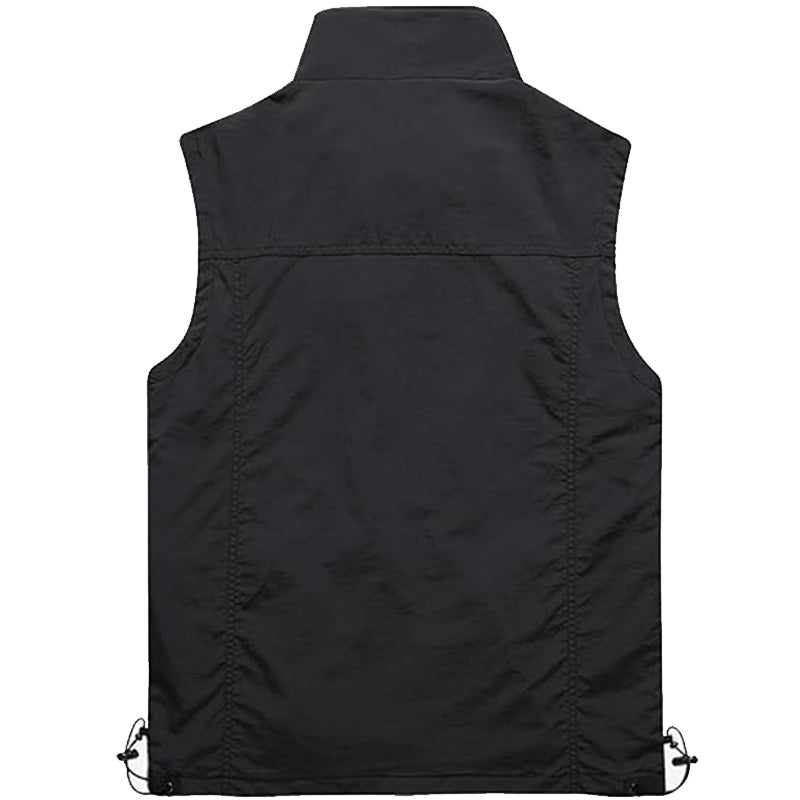 Lightweight Breathable Hiking Vest with Multi-Pocket Design-Field & Wild