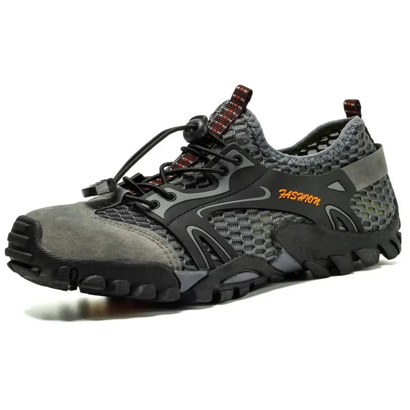 Men’s Grippy Hiking Shoes with Durable Mid-Height Support-Field & Wild