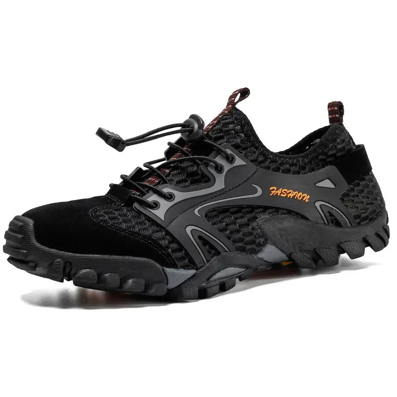 Men’s Grippy Hiking Shoes with Durable Mid-Height Support-Field & Wild
