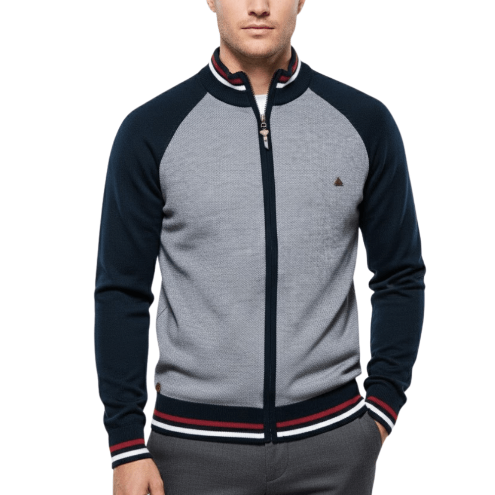 Men’s Cotton Zip Sweater for Outdoor Layering-Field & Wild