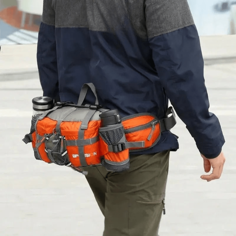 Hiking Waist Bag with 5L Multi-Pocket Water-Resistant Design-Field & Wild