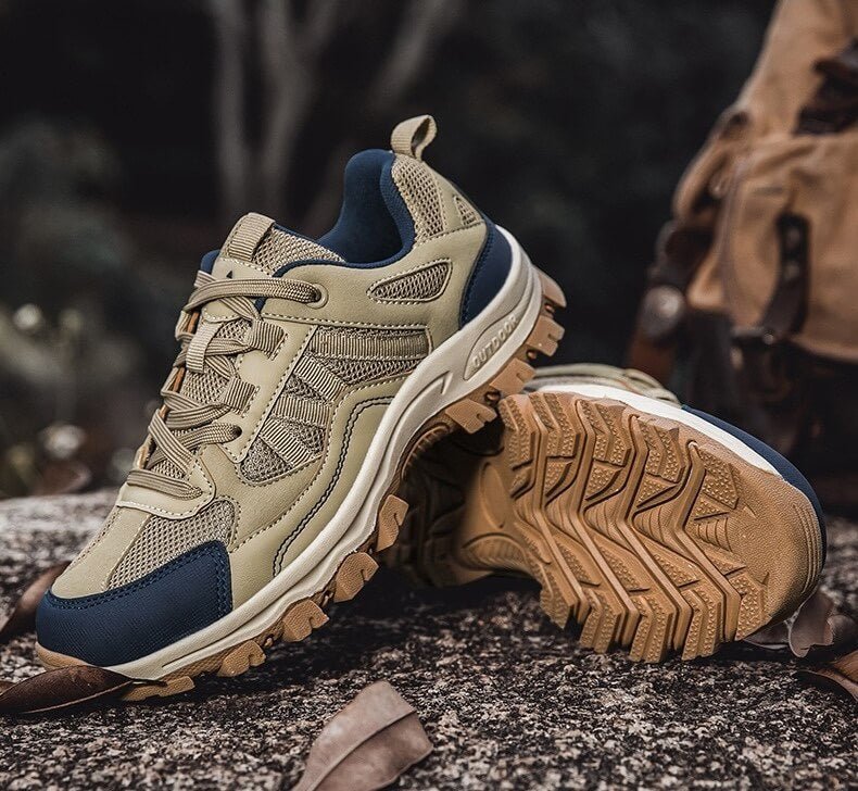 Lightweight Breathable Hiking Shoes with Cushioned Grip Sole-Field & Wild
