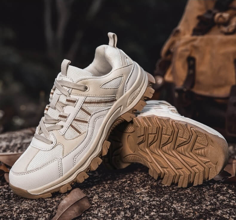 Lightweight Breathable Hiking Shoes with Cushioned Grip Sole-Field & Wild