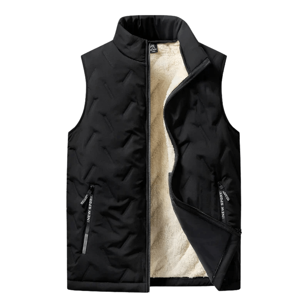 Men’s Lightweight Insulated Zip Gilet for Outdoor Layering-Field & Wild