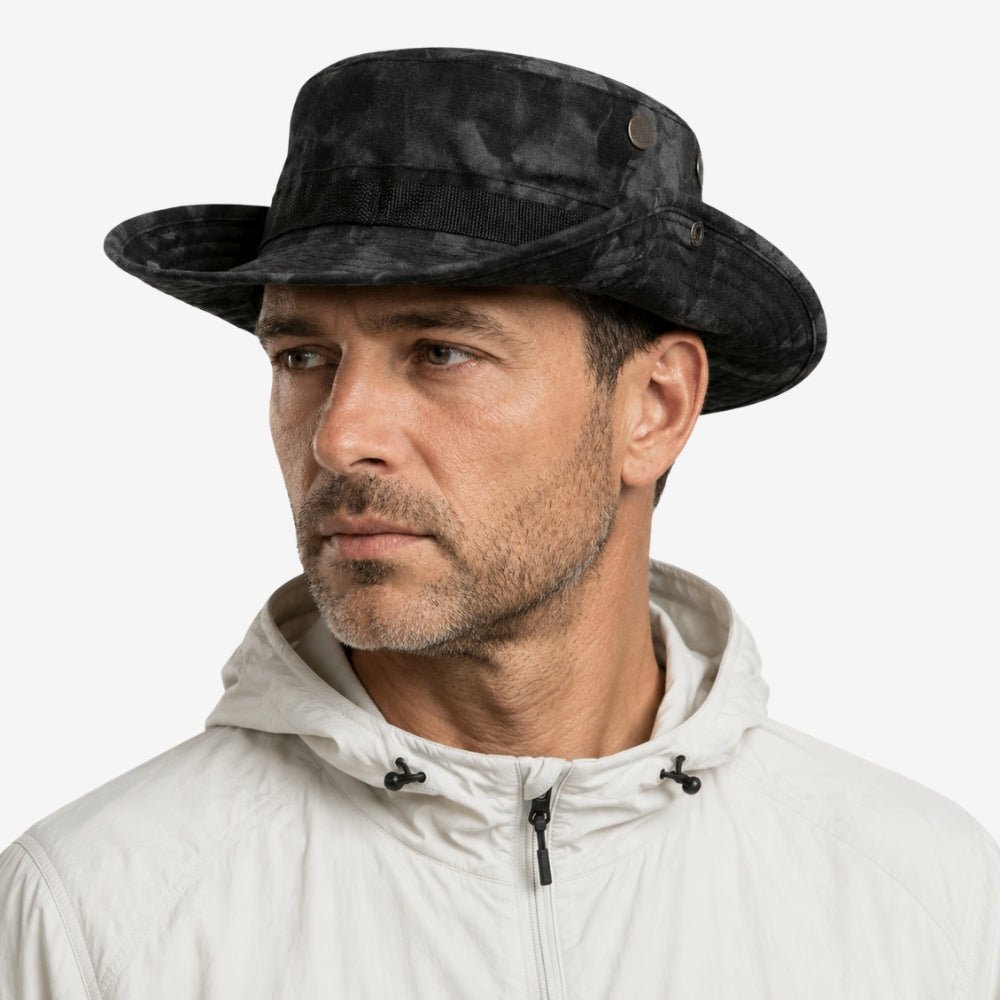 Foldable Bush Hat with Wide Brim & Breathable Ventilation-Field & Wild