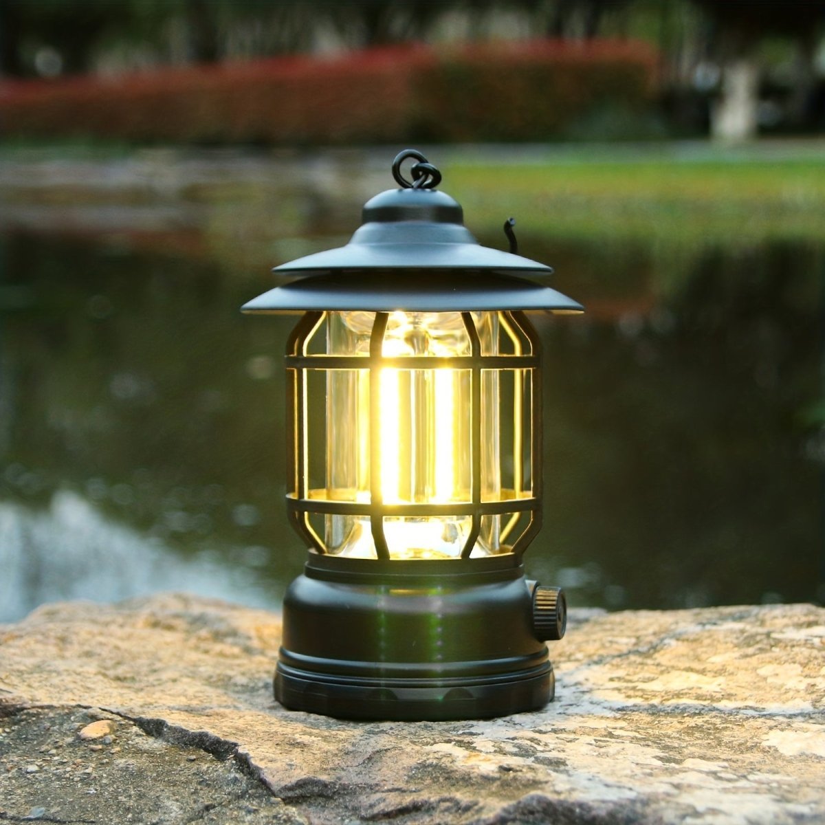 Rechargeable LED Camping Lantern with USB Charging & Adjustable Brightness-Field & Wild