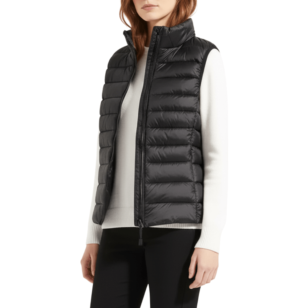 Lightweight Quilted Puffer Vest with High Collar-Field & Wild