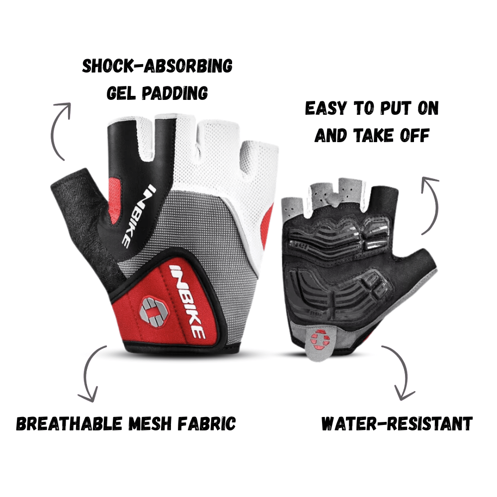 Breathable Cycling Gloves – Gel-Padded with Reflective Trim | Active Peaks-Field & Wild