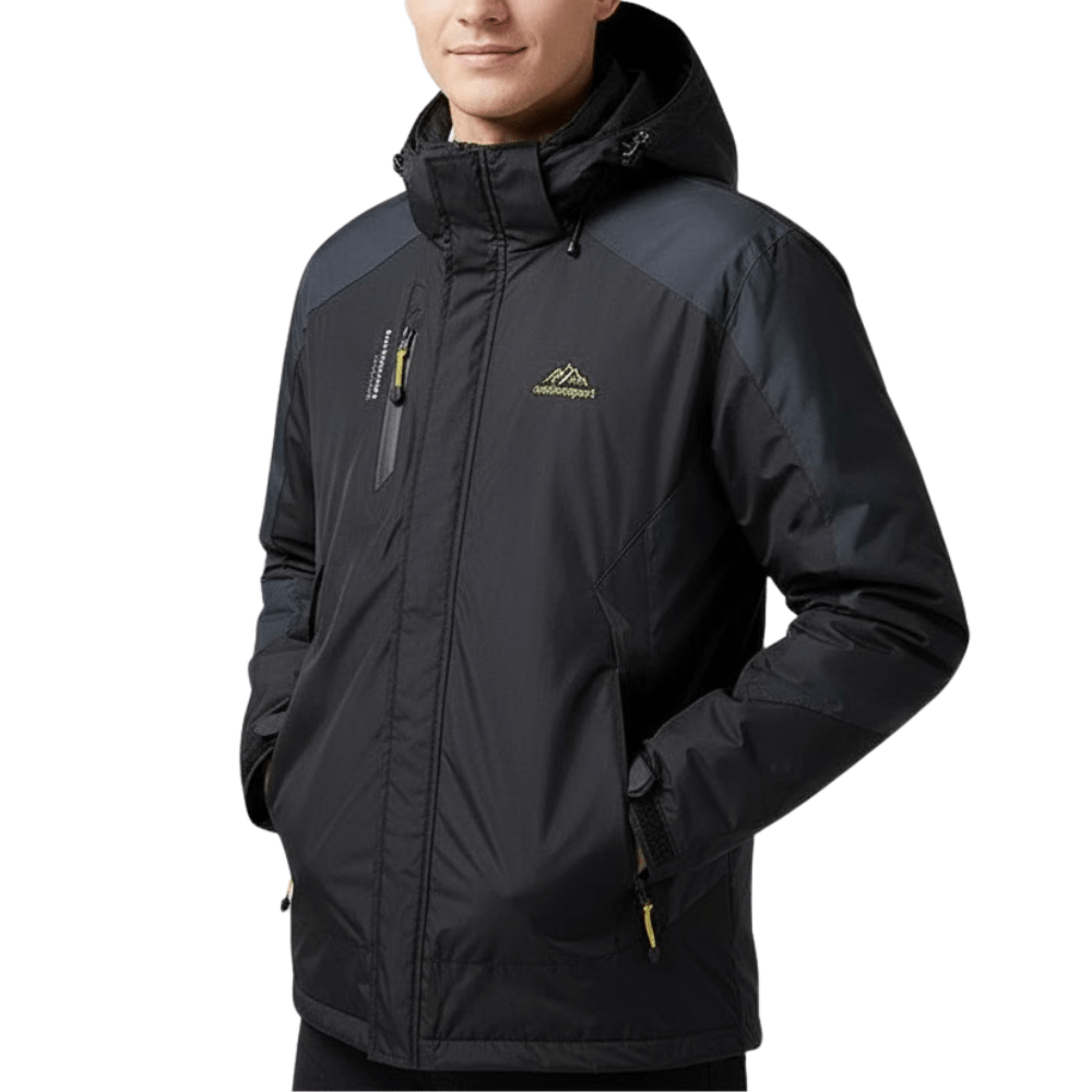 Insulated Waterproof Rain Jacket with Adjustable Hood-Field & Wild
