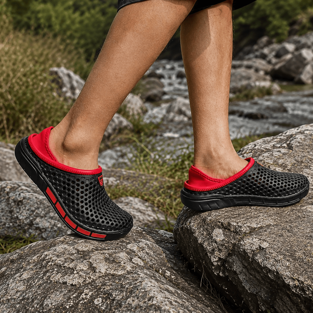 Lightweight Breathable Slip-On Outdoor Sandals - Field & Wild-Field & Wild