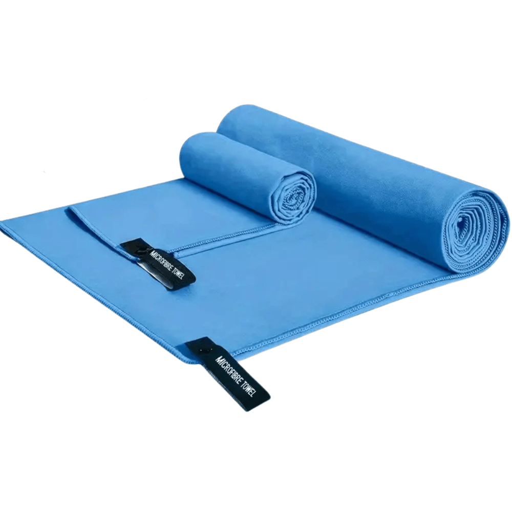 Quick-Dry Microfibre Travel Towel Set with Carry Bag-Field & Wild