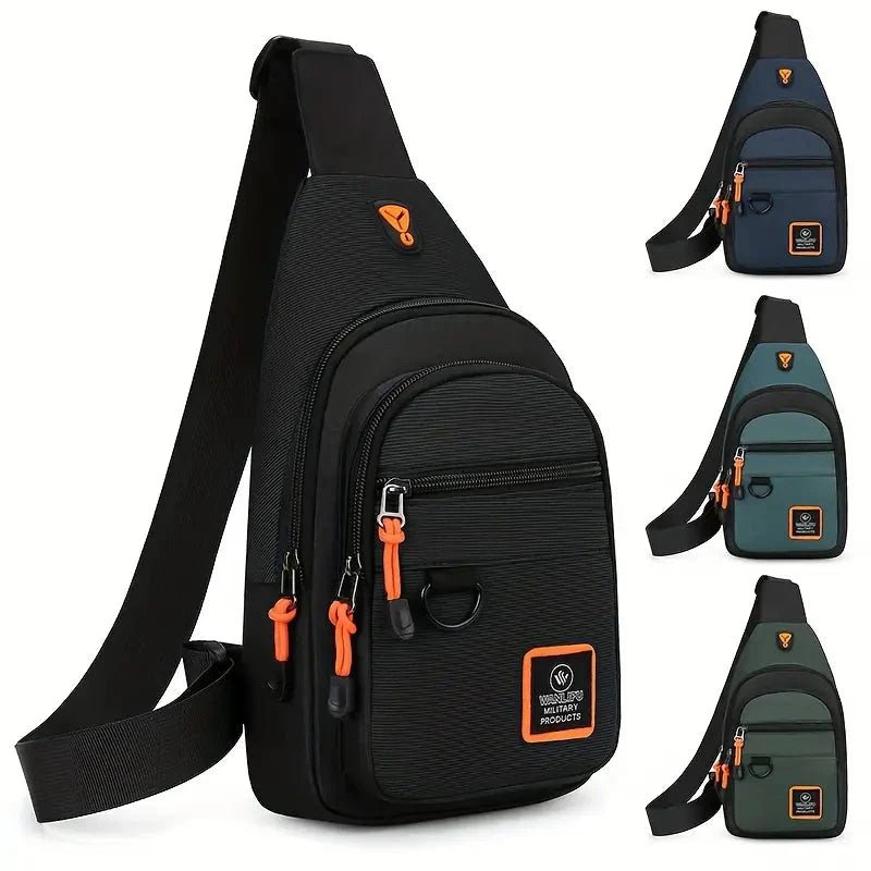 Lightweight Water-Resistant Crossbody Bag for Outdoor Travel-Field & Wild