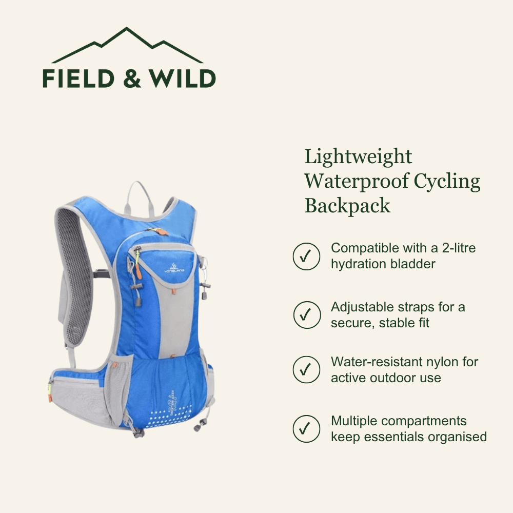 Lightweight Waterproof Cycling Backpack - Field & Wild-Field & Wild