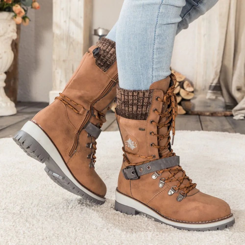 Women’s Insulated Winter Boots with Water-Resistant Grip Sole-Field & Wild